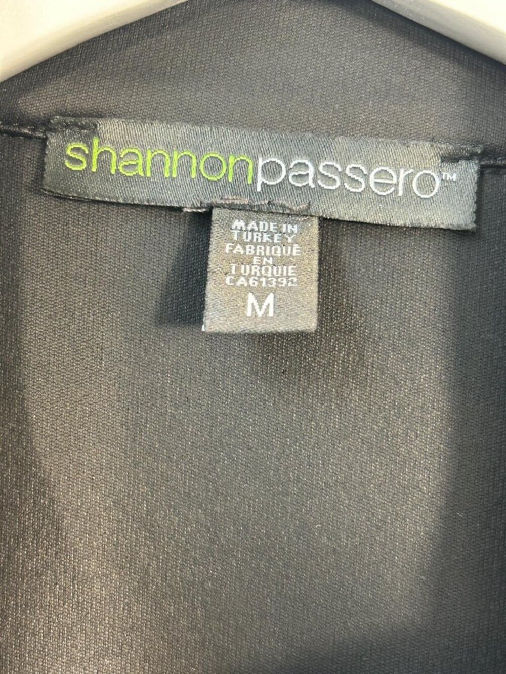 Shannon Passero Black Faux Leather Longline Shirt Jacket Shacket Size M - Picture 6 of 7
